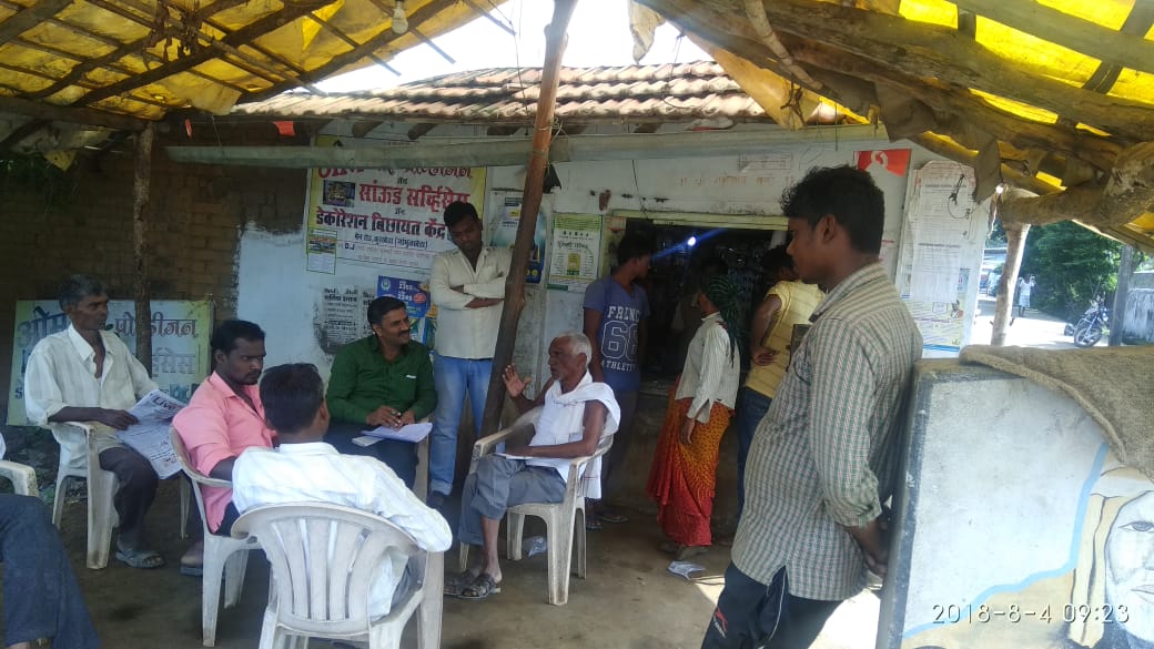 Discussion with Jambhulkheda people